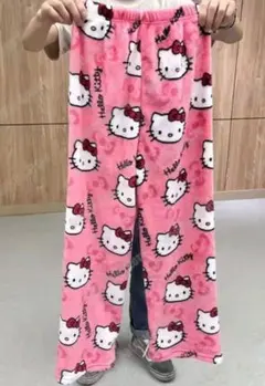 即日発送★新品 ハローキティ ルームウェア Ｌ 部屋着 ピンク キティ