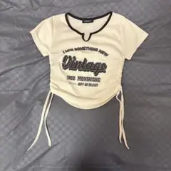 ヴィンテージ風ベージュTシャツ