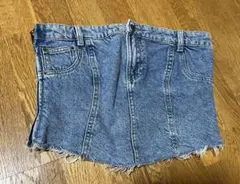 ZARA デニムビスチェ　M