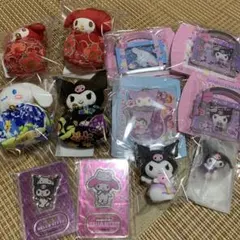 サンリオ カスタムアクリルチャーム マスコット 等 まとめ売り 計12個セット