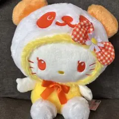 ✨レトロ✨HelloKitty✨ハローキティパンダぬいぐるみ✨2010✨ - メルカリ
