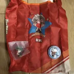 RMセット　タイニータン　エコバッグ　かくれんぼフィギュア　缶バッジ