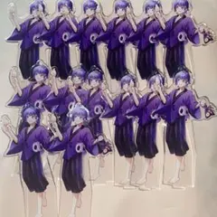 日常組 しにがみ 極楽湯 コラボ アクスタ 14点