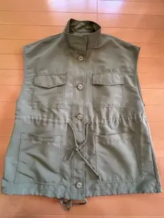 ELENCARE DUE ミリタリージャケット オリーブグリーン