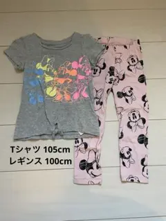 【baby GAP】ミニーマウス Tシャツ レギンスセット 100cm