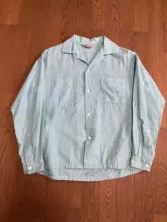 60s オープンカラーシャツ ビンテージ M