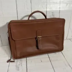 coach オールドコーチ　ブラウンレザー ビジネスバッグ ショルダー欠品