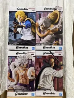 ワンピース grandista ニカルフィ ギア5 サボ シャンクス 4点セット