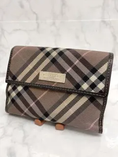 FF BURBERRY BLUE LABEL 三つ折り財布 ノバチェックのサムネイル