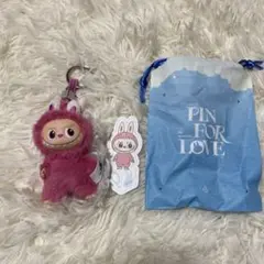 ラブブ イニシャル Q ぬいぐるみ アルファベット Labubu 【正規品】