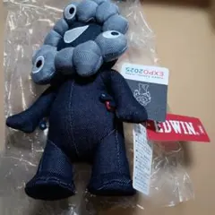 EDWIN EXPO2025 デニム ミャクミャクぬいぐるみ 約30cm