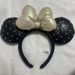 ディズニー カチューシャ パール キルティング