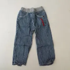 ミキハウス　ロゴデニムパンツ　90