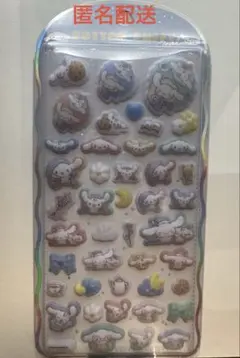 シナモロール　コットンパフィーシール　サンリオ