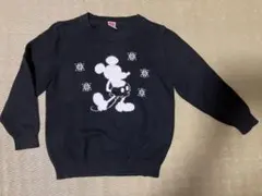 UNIQLO ミッキーマウス セーター 110サイズ 黒