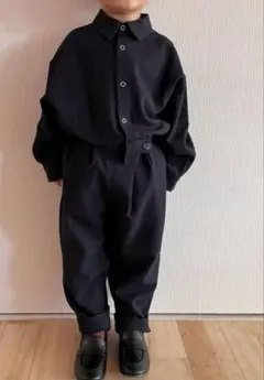 ooju別注ウールライクシャツ パンツIENA ENFANTセットアップ七五三