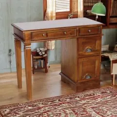 K 新品 アジアン 机 デスク アンティーク カントリー カフェ コロニアル L 新品 アジアン 机 デスク アンティーク カントリー カフェ