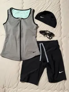 NIKE レディース セパレート水着 Sサイズ ゴーグル・キャップ付のサムネイル