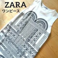 ZARAザラエキゾチックノースリーブワンピースL チュニック