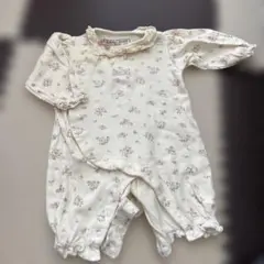 花柄ロンパース 50-60