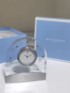 WEDGWOOD クリスタル置時計