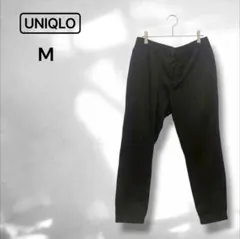 【ユニクロ】ヘリンボーンジョガーパンツ シンプル カジュアル ストレッチ M