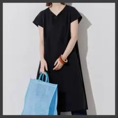 Collect by Hunch ワンピース 半袖 キーネック FREEのサムネイル