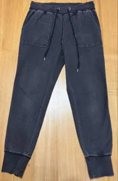 GU デニムスウェットイージーパンツ L