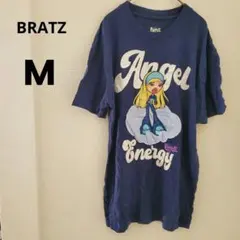 BRATZ Tシャツ ネイビー Angel Energyロゴ【M】