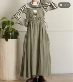 wcloset ウエストドロスト　ジャンパースカート