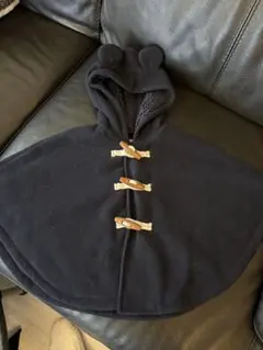 HOT BISCUITS フリースポンチョ ネイビー