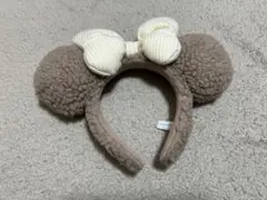 ディズニー カチューシャ ベージュ