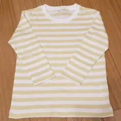 ‪♡美品‪♡MUJI ‪♡ ボーダー 長袖 カットソー Ｔシャツ 100cm