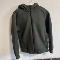 ダークグリーン フルジップパーカー