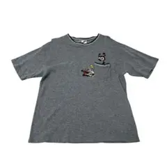 バックスバニーとダフィー・ダック Tシャツ グレー