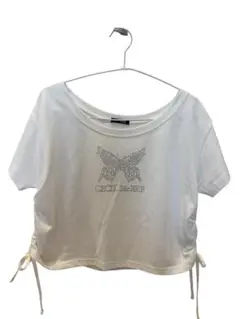 CECIL Mc BEEクロップドTシャツ ホワイト 早い者勝ち！