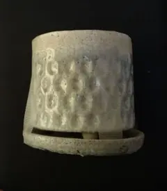 【 新品未使用 】植木鉢　皿付き　脚付き　陶器