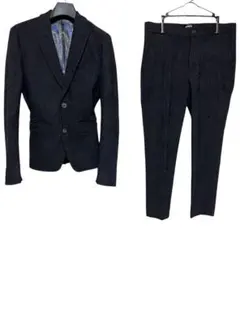 美品　DOWBL ペイズリーデザインスーツセットアップ　ブラック　サイズS