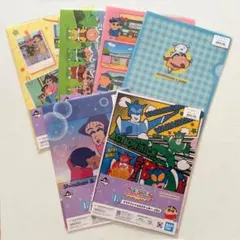 クレヨンしんちゃん 一番くじ I賞 クリアファイル&ステッカー