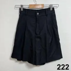 センスオブプレイス タックショートパンツ ブラック きれいめカジュアルのサムネイル