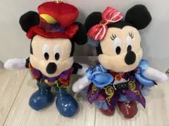 ディズニーハロウィン2025 ぬいぐるみバッジ ミッキーミニー ぬいば