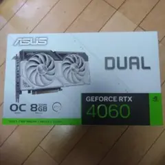 ASUS RTX 4060 DUAL OC WHITE 8GB おまけ付き