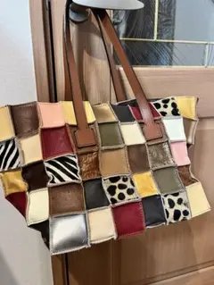 No.1372ハンドメイド☆ブランケット&バック☆デニムリメイク☆パッチ
