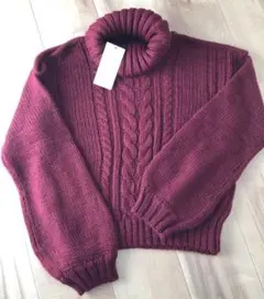 【タグ付き新品未使用】 CECIL Mc BEE タートルネックニットセーター