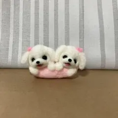 羊毛フェルトブローチマルチーズ
