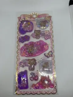 【正規品】　キラキラウォーターinシール　レオパードモード　日焼けキティ　⑤