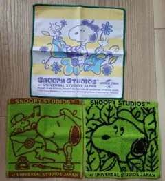 スヌーピー タオルハンカチ 新品未使用　 3枚セット