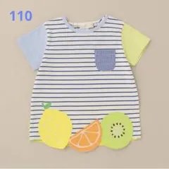 ベイビーチアー　裾フルーツTシャツ110