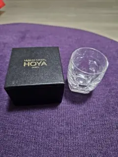 HOYA クリスタルロックグラス 箱付き　ミュージアムクリスタルシリーズ　希少