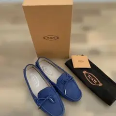TOD'S／イタリア製／スエード ローファー ネイビー - メルカリ